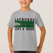ラクロスのスローガン Tシャツ (正面)