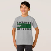 ラクロスのスローガン Tシャツ (正面フル)