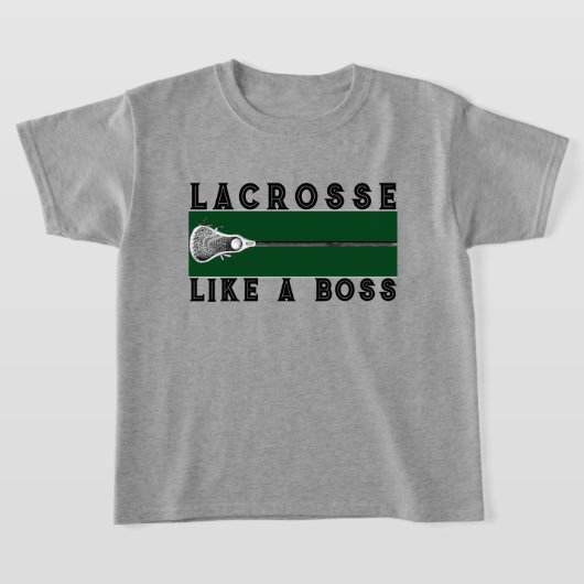 ラクロスのスローガン Tシャツ (レイダウン)