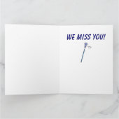 ラクロスのチーム大きいカードから健康なチームメートを得て下さい カード (内部)