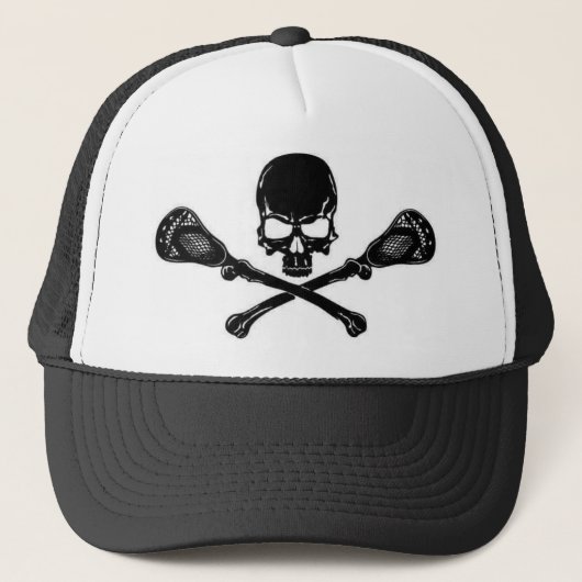 ラクロスのトラック運転手の帽子 キャップ (正面)