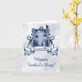 ラクロスのパパの父の日カード カード (黄色い花)