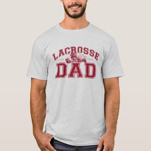 ラクロスのパパ Tシャツ (正面)