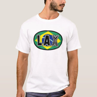 ラクロスの旗のブラジルのTシャツ Tシャツ