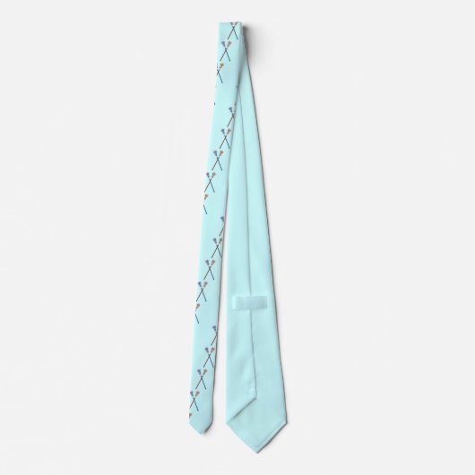 ラクロスの棒 ネクタイ (裏面)