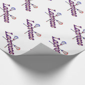 ラクロスの棒 ラッピングペーパー (角)