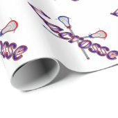 ラクロスの棒 ラッピングペーパー (ロールコーナー)