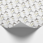 ラクロスの棒 ラッピングペーパー (角)