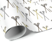 ラクロスの棒 ラッピングペーパー (ロールコーナー)