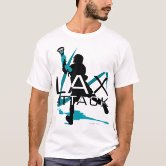 ラクロスの男の子のLAXの攻撃3の水のTシャツ Tシャツ