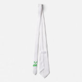 ラクロスの緑 ネクタイ (裏面)