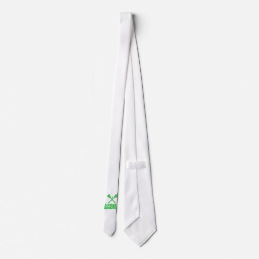 ラクロスの緑 ネクタイ (裏面)