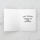 ラクロスの誕生日 カード (内部)