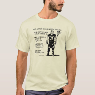 ラクロスの防衛Quote2 Tシャツ