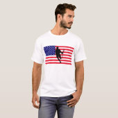 ラクロスのIRockアメリカのTシャツ Tシャツ (正面フル)