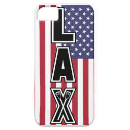 ラクロスのLAX米国の旗 iPhone 11 ケース