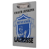 ラクロスはあなた自身の一流の用箋挟を加えます クリップボード (左)