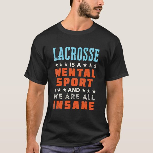 ラクロスはメンタルスポーツプレーヤーコーチ1 Tシャツ (正面)