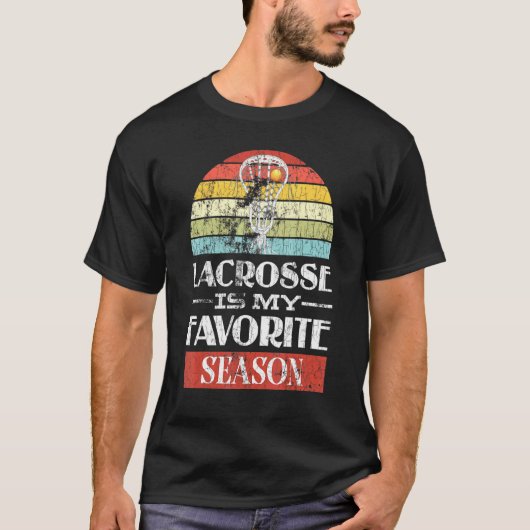 ラクロスは私のシーズお気に入りのンプレーヤーコーチGraphi Tシャツ (正面)