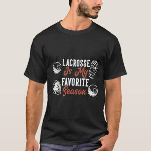 ラクロスは私のシーズお気に入りのン Tシャツ
