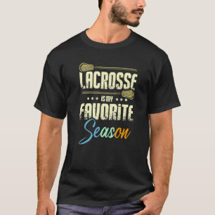 ラクロスは私のシーズンお気に入りのプレミアム Tシャツ