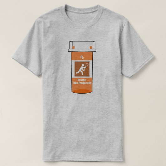 ラクロスは私のドラッグ Tシャツ (デザイン正面)