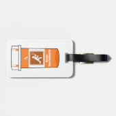 ラクロスは薬 ラゲッジタグ (裏面横)