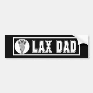 ラクロスはDadBumperのバンパーステッカーを育てます バンパーステッカー