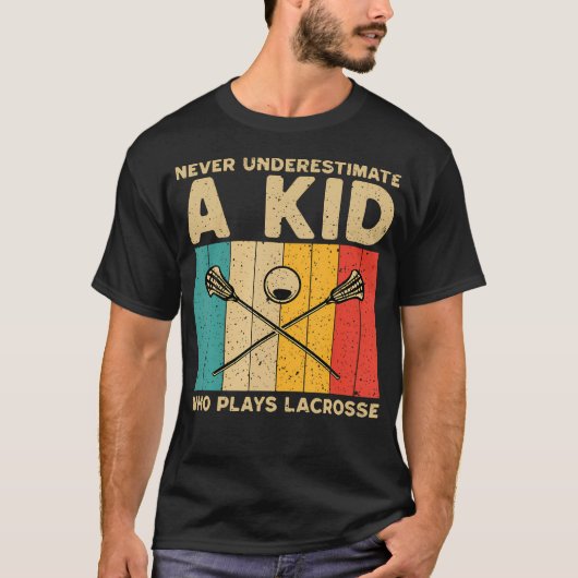 ラクロスをする子をナメないでください Tシャツ (正面)