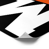 ラクロスオレンジ ポスター (角)