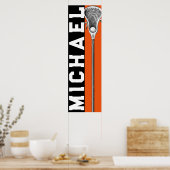 ラクロスオレンジ ポスター (キッチン)