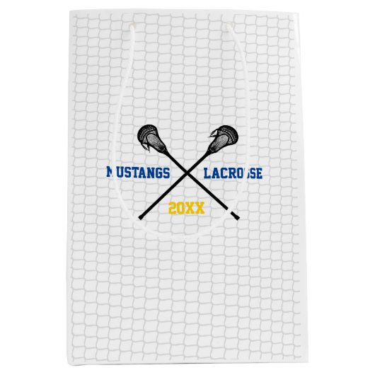 ラクロスカスタムチーム年カラーズネット ミディアムペーパーバッグ (正面)