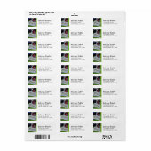 ラクロスカスタム住所 シール (フルシート)