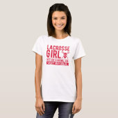 ラクロスガールギフト – 女性のLAX – レディースラクロス Tシャツ (正面フル)