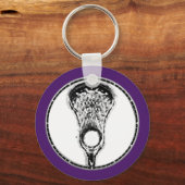 ラクロスキーチェーン キーホルダー (正面)