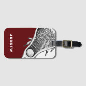 ラクロスギアラゲージタグ ラゲッジタグ (正面横)