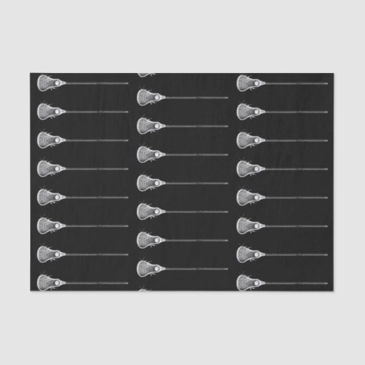 ラクロスギフトブラック 薄葉紙 (正面)