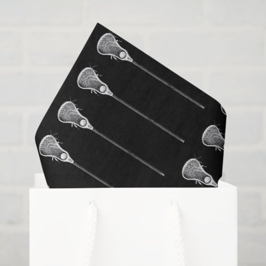 ラクロスギフトブラック 薄葉紙 (ギフトバッグ)