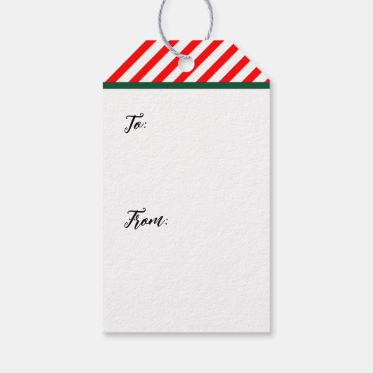 ラクロスクリスマスギフトタグ ギフトタグ (裏面)