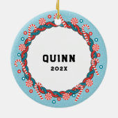 ラクロスクリスマスコレクション2023 セラミックオーナメント (裏面)