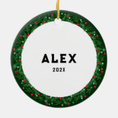 ラクロスクリスマスコレクション2025 セラミックオーナメント (裏面)