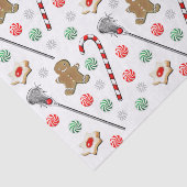 ラクロスクリスマスパターン 薄葉紙 (詳細)
