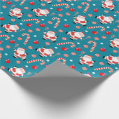 ラクロスクリスマスプレゼント包装紙 ラッピングペーパー (角)