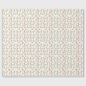 ラクロスクリスマスプレゼント ラッピングペーパー (フラット)