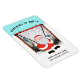 ラクロスクリスマスホリデーギフトカード磁石 マグネット (右側)