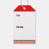 ラクロスクリスマスホリデーギフトラベル ギフトタグ (裏面)