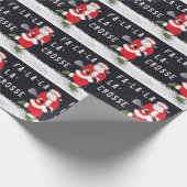 ラクロスクリスマスホリデーギフト ラッピングペーパー (角)