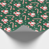 ラクロスクリスマスホリデーギフト ラッピングペーパー (角)