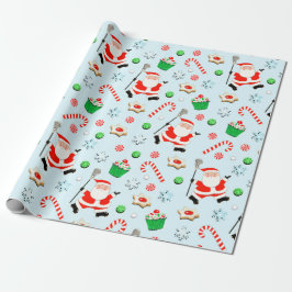 ラクロスクリスマスホリデーギフト ラッピングペーパー