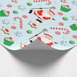 ラクロスクリスマスホリデーギフト ラッピングペーパー